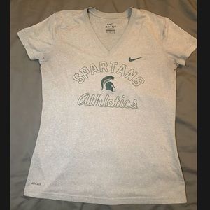 Michigan State Nike Shirt * MSU Spartans T-shirt
